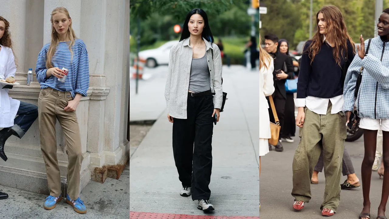 Los modelos y su estilo informal: los sneakers como clave